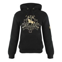 Bluza jeździecka JD ATTACK Royal. Brązowe bluzy z kapturem JD ATTACK, l, bez wzorów, z bawełny, bez kaptura, na fitness i siłownię. Za 229.00 zł.