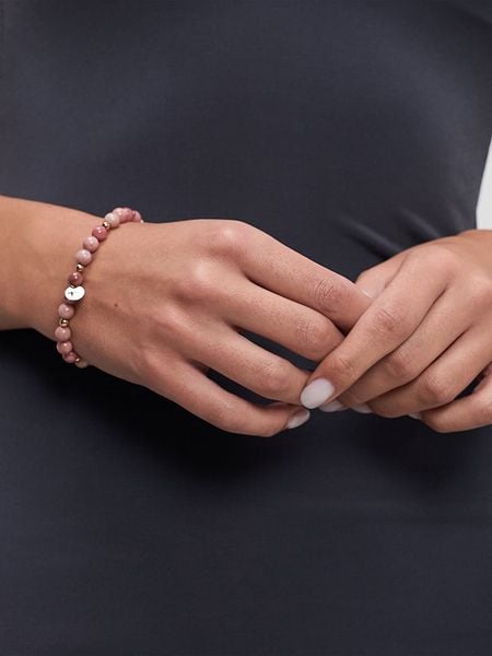 Tamaris Bransoletka z kwarcem rozmiar: onesize. Różowe bransoletki Tamaris, z kwarcem, ze stali. Za 78.99 zł.