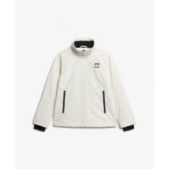 Kurtka damska Superdry Shell. Białe kurtki Superdry, bez wzorów, eleganckie, bez kaptura. Za 412.60 zł.