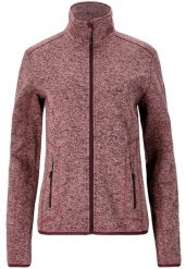 Bluza damska Whistler Samani Melange. Czerwone bluzy z kapturem WHISTLER, bez wzorów, z materiału, bez kaptura, narciarskie. Za 149.99 zł.