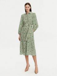 Weekend Max Mara Sukienka koszulowa Wales 2515221122 Zielony Regular Fit. Zielone sukienki Weekend Max Mara, bez wzorów, z jedwabiu, bez kołnierzyka, bez ramiączek, koszulowe. Za 2,639.00 zł.