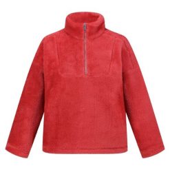Bluza Typu Polar Damska Zeeke Puszysta. Czerwone bluzy bez kaptura Regatta, xl, bez wzorów, z polaru, bez kaptura, trekkingowe. Za 81.99 zł.