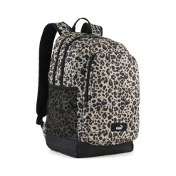 Plecak PUMA Academy z nadrukiem na całej powierzchni 29 l PUMA Black Leopard Aop. Czarne plecaki Puma, bez wzorów, z nadrukiem, bez dodatków. Za 123.99 zł.