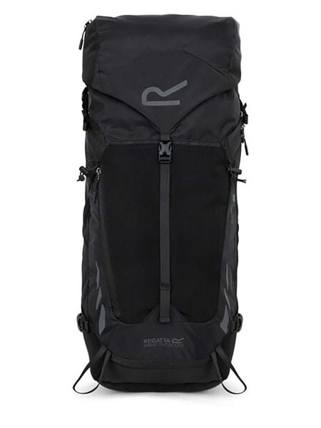 Regatta Plecak outdoorowy "Blackfell IV" w kolorze czarnym - 45 l rozmiar: onesize. Czarne plecaki Regatta, bez wzorów, z materiału, na ramię, bez dodatków. Za 311.85 zł.