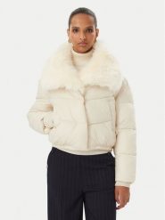 Rinascimento Kurtka zimowa CFC0127039003 Kremowy Regular Fit. Białe kurtki Rinascimento, na zimę, m, bez wzorów, z syntetyku, bez kaptura. Za 899.99 zł.