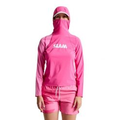Koszulka Slam Od Ws Tech Z Kapturem Damskie. Czerwone t-shirty sportowe SLAM, l, bez wzorów, z materiału, bez ramiączek. Za 484.99 zł.