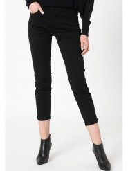 Diesel Clothes Spodnie "Babhila" w kolorze czarnym rozmiar: W24/L30. Czarne spodnie materiałowe Diesel Clothes, z aplikacjami, z materiału, klasyczne. Za 105.14 zł.