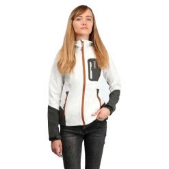 Kurtka Ocieplana Damska Dahlgren. Szare kurtki przejściowe sportowe Icepeak, s, bez wzorów, z materiału, z kapturem, trekkingowe. Za 817.99 zł.
