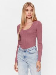 JDY Sweter 15266063 Fioletowy Regular Fit. Fioletowe swetry JDY, xl, bez wzorów, z wiskozy, bez ramiączek. Za 169.99 zł.