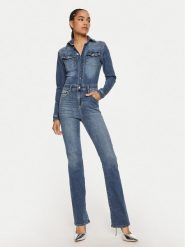 Liu Jo Kombinezon UF4093 D4615 78755 Niebieski Slim Fit. Niebieskie sukienki Liu Jo, bez wzorów, z bawełny, bez kołnierzyka, bez ramiączek. Za 669.99 zł.