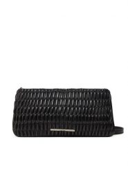 Calvin Klein Jeans Torebka Rouched Zip Top Bag LV04K3090G Czarny. Czarne torebki klasyczne Calvin Klein Jeans, bez wzorów, z jeansu, bez dodatków. Za 219.99 zł.