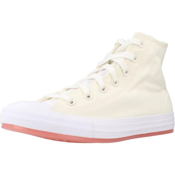 Tenisówki Converse Model Chuck Taylor All Star Hi Kolor Beżowy. Brązowe trampki Converse, bez wzorów, z tkaniny, retro, bez zapięcia. W wyprzedaży za 337.35 zł.