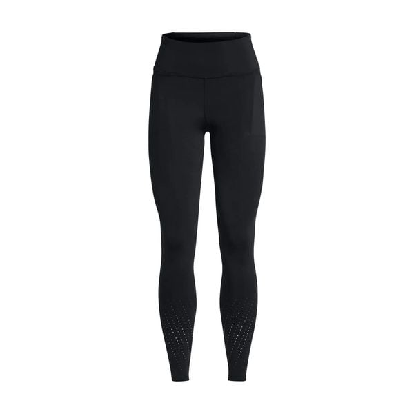 Legginsy Damskie Under Armour Launch Elite Tights. Czarne legginsy Under Armour, bez wzorów, z materiału. Za 349.99 zł.