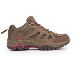 Buty górskie TIMPA LOW Mount-Tex – oddychające i amortyzowane, idealne na przygo. Brązowe buty trekkingowe IZAS, bez wzorów, z meshu, bez zapięcia, trekkingowe. Za 313.00 zł.