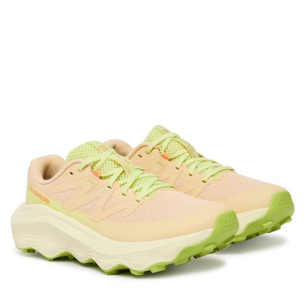 Buty do biegania Salomon. Brązowe buty do biegania Salomon, bez wzorów, bez zapięcia, do biegania. Za 442.99 zł.