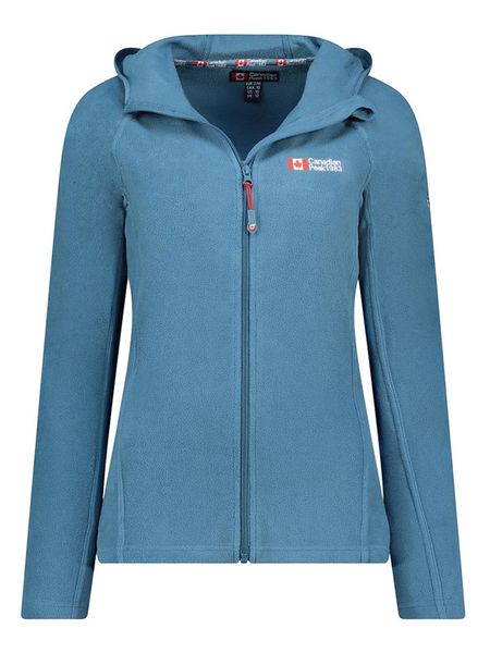 Canadian Peak Kurtka polarowa "Tugoodeak" w kolorze niebieskim rozmiar: M. Niebieskie kurtki Canadian Peak, m, bez wzorów, z polaru, bez kaptura. Za 101.23 zł.