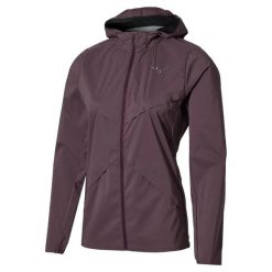 Damska kurtka wodoodporna Mizuno Tech Thermal Charge Breath Thermo. Fioletowe kurtki do biegania Mizuno, s, bez wzorów, z materiału, bez kaptura, do biegania. Za 663.25 zł.