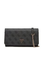 Guess Torebka Noelle II Mini HWBG96 72750 Szary. Szare kopertówki Guess, z aplikacjami, ze skóry, wizytowe, bez dodatków. Za 419.99 zł.