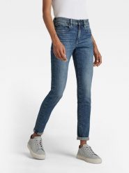 G-Star Dżinsy - Skinny fit - w kolorze niebieskim rozmiar: W27/L34. Niebieskie jeansy G-Star, l, z aplikacjami, klasyczne. Za 162.87 zł.