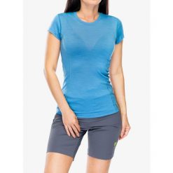 Koszulka merino damska termoaktywna Sensor Merino Active Tee S/S. Niebieskie bielizna termoaktywna damska Sensor, bez wzorów, bez ramiączek. Za 251.99 zł.
