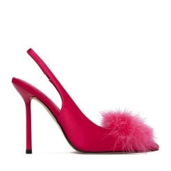 Szpilki Eva Minge. Czerwone szpilki Eva Minge, bez wzorów, bez obcasa, na szpilce, bez zapięcia. Za 479.99 zł.