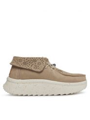 Hey Dude Półbuty Wendy Peak Fold Boot Suede 40256-255 Beżowy. Brązowe półbuty wsuwane Hey dude, bez wzorów, ze skóry, bez obcasa, na płaskiej podeszwie. Za 349.99 zł.
