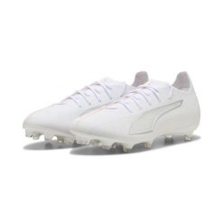 Buty piłkarskie unisex ULTRA 6 PRO FG/AG PUMA. Białe buty do biegania Puma, bez wzorów, bez zapięcia, do biegania. Za 599.00 zł.
