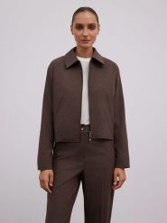 BGN Kurtka przejściowa w kolorze brązowym rozmiar: 36. Brązowe kurtki BGN, bez wzorów, bez kaptura. Za 214.19 zł.