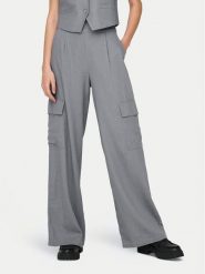 JDY Spodnie materiałowe Say 15325001 Szary Wide Leg. Szare spodnie materiałowe JDY, bez wzorów, ze lnu. Za 109.99 zł.