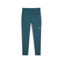 Legginsy bezszwowe damskie Shapeluxe PUMA Espresso. Zielone legginsy Puma, bez wzorów, z lycry, sportowe. Za 212.45 zł.