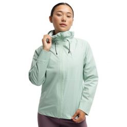 Damska wodoodporna turystyczna kurtka rowerowa Kolarstwo Siroko Grace Light Gree. Zielone kurtki do biegania SIROKO, bez wzorów, z tkaniny, z kapturem, rowerowe. Za 679.00 zł.