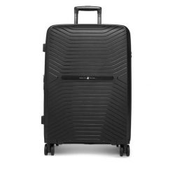 Walizka średnia Beverly Hills Polo Club. Czarne walizki Beverly Hills Polo Club, średnie. Za 359.99 zł.