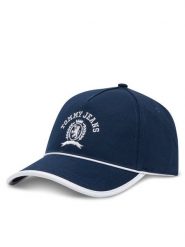 Tommy Hilfiger Czapka z daszkiem Cool Summer AW0AW17315 Granatowy. Niebieskie czapki z daszkiem Tommy Hilfiger, bez wzorów, z bawełny. Za 109.99 zł.