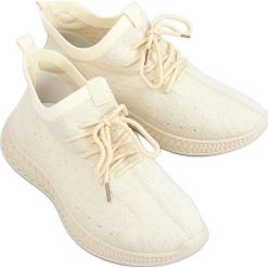 Buty sportowe skarpetkowe Luka LT.BEIGE beżowy. Brązowe buty treningowe INNA MARKA, bez wzorów, z tkaniny, bez zapięcia, na fitness i siłownię. Za 109.00 zł.