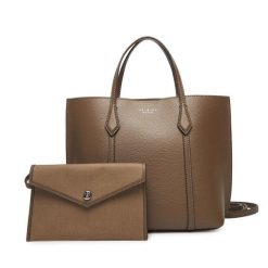 Torebka Tory Burch. Brązowe torebki klasyczne Tory Burch, bez wzorów, klasyczne, bez dodatków. Za 1,829.00 zł.