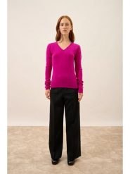 Just Cashmere Kaszmirowy sweter "Abby" w kolorze różowym rozmiar: M. Różowe swetry Just Cashmere, m, bez wzorów, z kaszmiru, bez ramiączek. Za 456.99 zł.