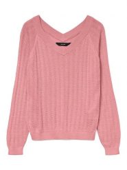 Vero Moda Sweter w kolorze jasnoróżowym rozmiar: XL. Różowe swetry Vero Moda, xl, bez wzorów, bez ramiączek. Za 87.81 zł.
