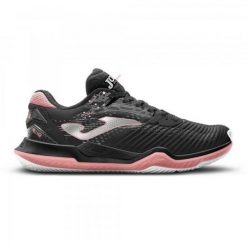 Buty do tenisa Joma Point Lady 2501 TPOILS2501C czarne. Czarne buty treningowe bez wzorów, z gumy, bez zapięcia, na fitness i siłownię. Za 551.66 zł.