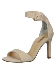 Paul Green Skórzane sandały w kolorze beżowym rozmiar: 40,5. Brązowe sandały Paul Green, bez wzorów, z otwartym noskiem, bez obcasa, na koturnie, bez zapięcia. Za 266.03 zł.