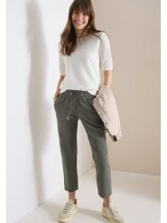 Cecil Spodnie w kolorze khaki rozmiar: XXL/L26. Brązowe spodnie materiałowe Cecil, bez wzorów, z materiału. Za 129.95 zł.