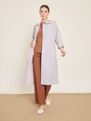 BGN Płaszcz przejściowy w kolorze szarym rozmiar: 40. Szare płaszcze BGN, bez wzorów, z tkaniny, bez kaptura. Za 165.99 zł.