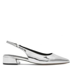Baleriny Nine West. Szare baleriny Nine West, bez wzorów, bez obcasa, bez zapięcia. Za 199.99 zł.