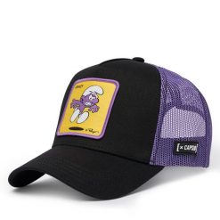 Czapka z daszkiem Capslab. Czarne czapki z daszkiem CapsLab, bez wzorów. Za 149.99 zł.