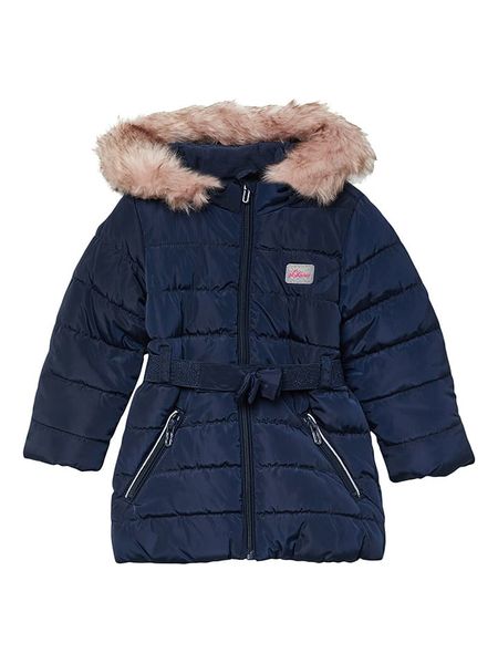 S.Oliver Płaszcz pikowany w kolorze granatowym rozmiar: 134. Niebieskie płaszcze S.Oliver, s, bez wzorów, z tkaniny, bez kaptura. Za 203.45 zł.