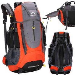 Plecak trekkingowy 65+5 L Springos. Brązowe plecaki Springos, bez wzorów, bez dodatków. Za 145.99 zł.