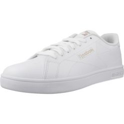 Buty REEBOK COURT CLEAN Biały. Białe buty trekkingowe Reebok, z materiału, bez zapięcia. Za 189.00 zł.