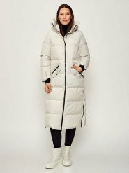 Woolrich Płaszcz puchowy "GTX" w kolorze kremowym rozmiar: XL. Brązowe płaszcze Woolrich, xl, bez wzorów, z puchu, bez kaptura. Za 4,337.10 zł.