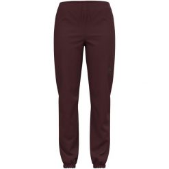 Spodnie techniczne damskie ODLO Brensholmen Pants regular length. Czerwone spodnie narciarskie ODLO, bez wzorów, z elastanu, do biegania. Za 326.45 zł.