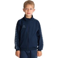 Kurtka dresowa Erima Essential Team Multicolor Junior. Niebieskie kurtki Erima, bez wzorów, z dresówki, retro, bez kaptura. Za 306.99 zł.