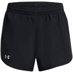 Spodenki do biegania damskie Under Armour Fly By 2in1. Czarne szorty Under Armour, bez wzorów, sportowe. Za 169.50 zł.